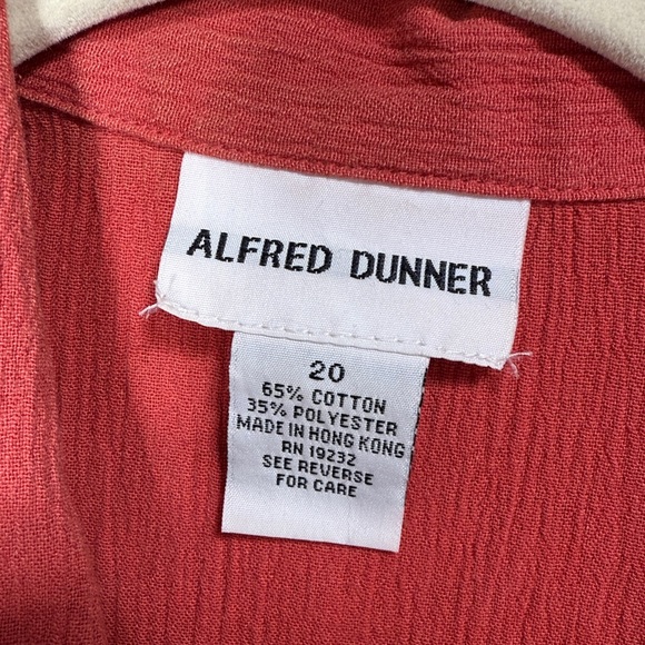 Alfred Dunner 3-Piece Outfit Set Vintage Orange Top Skirt Pants 20W, 16W, 16W - Picture 4 of 11